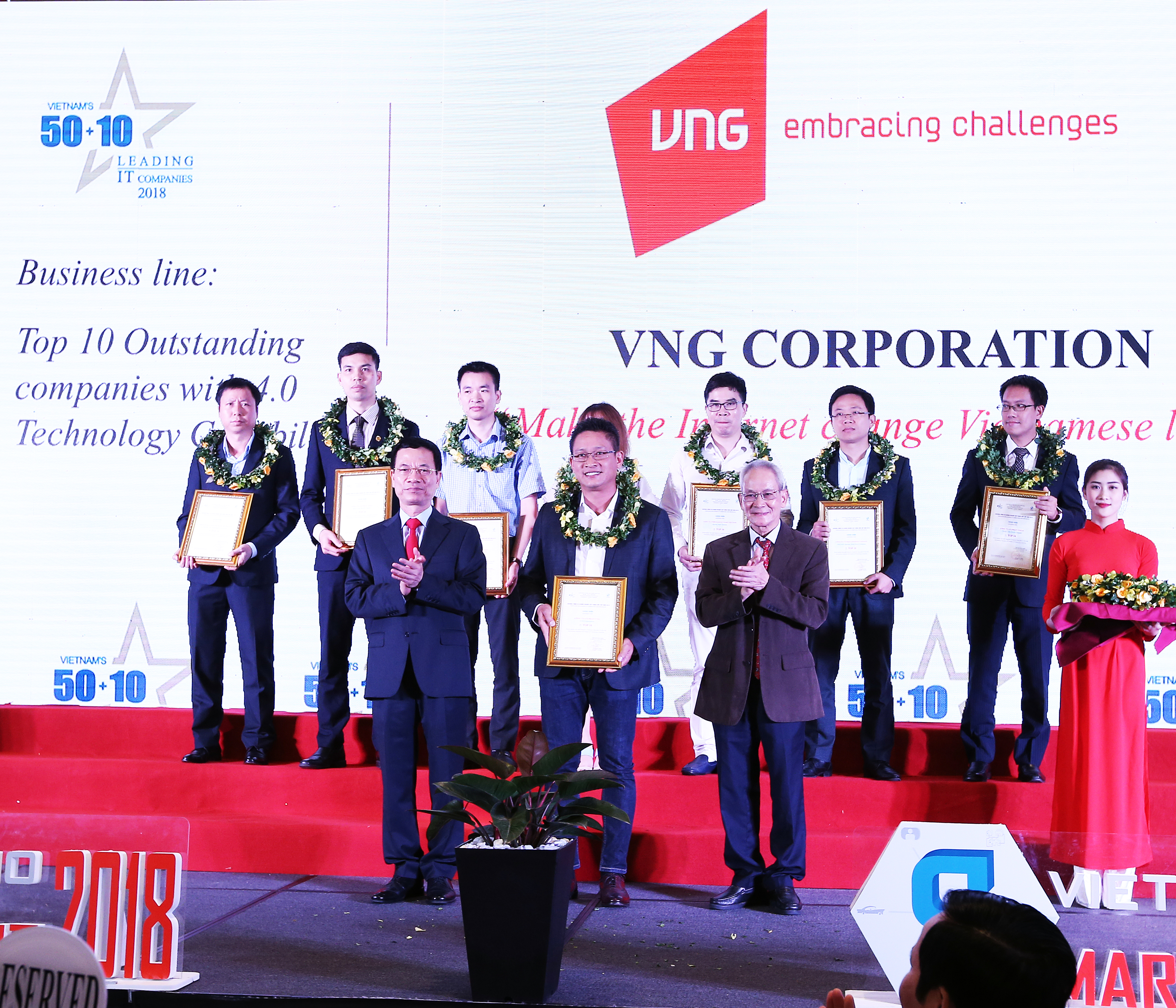 Lễ trao giải 50+10 Doanh nghiệp CNTT hàng đầu Việt Nam 2018 [09/2018] 